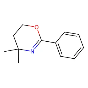 4H-1,3-Oxazine, 5,6-dihydro-4,4-dimethyl-2-phenyl- structure