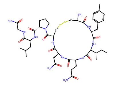 Oxytocin, mephe(2)- structure