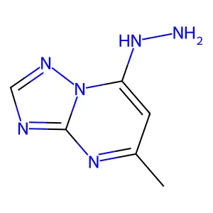 7-Hydrazinyl-5-methyl-[1,2,4]triazolo[1,5-a]pyrimidine structure