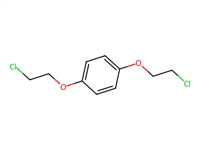 1,4-Bis(2-chloroethoxy)benzene structure