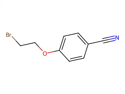 4-(2-Bromoethoxy)benzonitrile structure