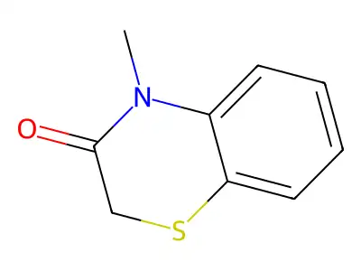 4-Methyl-1,4-benzothiazin-3-one structure