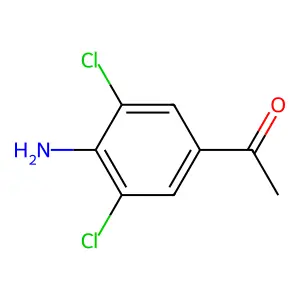 4'-Amino-3',5'-dichloroacetophenone structure