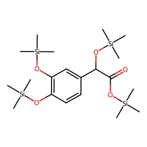(4TMS)-3,4-Dihydroxyandelic acid structure