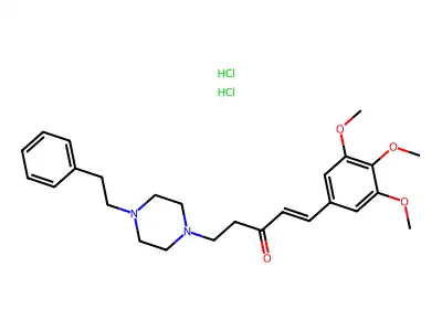 penten-3-one,5-1-,dihydrochloride structure