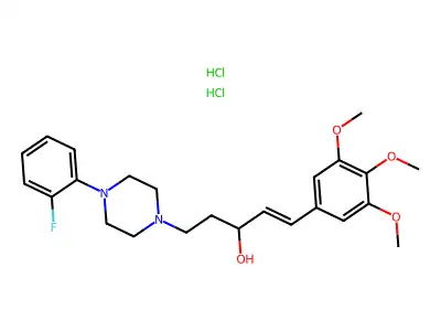 C24H31FN2O4.2ClH structure