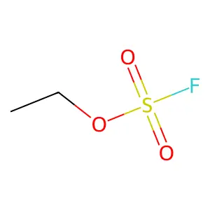 Fluorosulfuric acid, ethyl ester structure