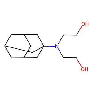 Ethanol, 2,2'-(tricyclo(3.3.1.13,7)dec-1-ylimino)bis- structure