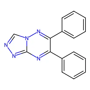 1,2,4-Triazolo(4,3-b)(1,2,4)triazine, 6,7-diphenyl- structure