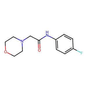 N-(4-氟苯基)-2-吗啉基乙酰胺 structure
