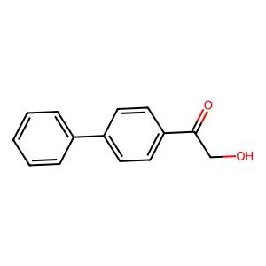 2-Hydroxy-1-(4-phenylphenyl)ethan-1-one structure