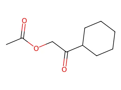 Ethanone, 2-(acetyloxy)-1-cyclohexyl- structure
