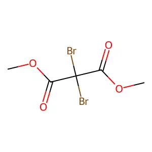 Dimethyl dibromomalonate structure
