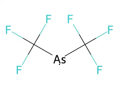 Bistrifluoromethylarsine structure