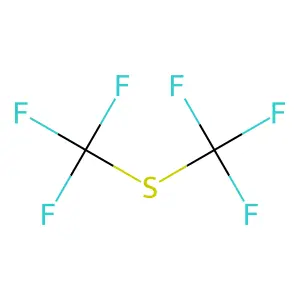 二(三氟甲基)硫 structure