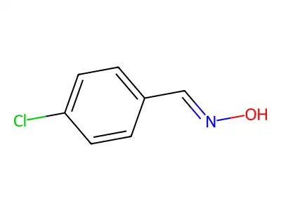 4-氯苯甲醛肟 structure