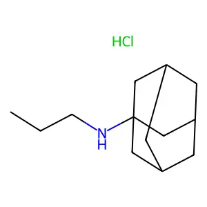 1-Adamantanamine, N-propyl-, hydrochloride structure