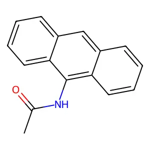 9-Acetamidoanthracene structure