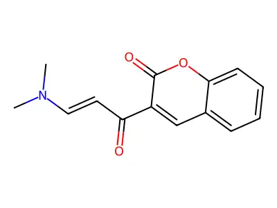3-[3-(Dimethylamino)acryloyl]-2H-chromen-2-one structure