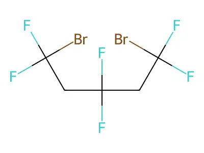 1,5-Dibromo-1,1,3,3,5,5-hexafluoropentane structure