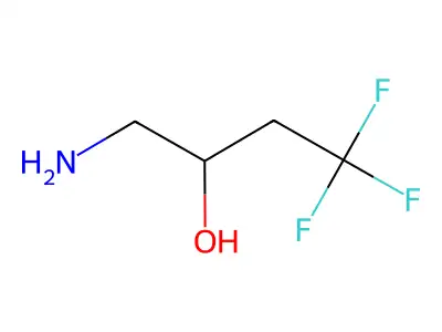 3-Amino-1,1,1-trifluoropropan-2-ol structure