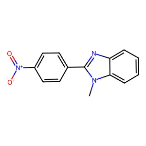 1H-Benzimidazole, 1-methyl-2-(4-nitrophenyl)- structure