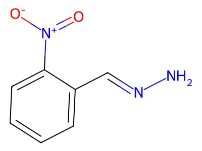 2-Nitrobenzylidenehydrazine structure