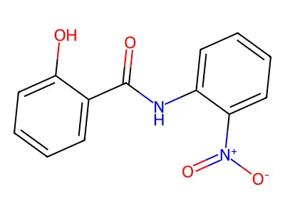 2-hydroxy-N-(2-nitrophenyl)benzamide structure