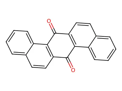 Dibenz[a,h]anthracene-7,14-dione structure