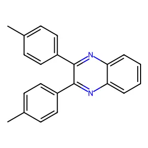2,3-Bis(4-methylphenyl)quinoxaline structure