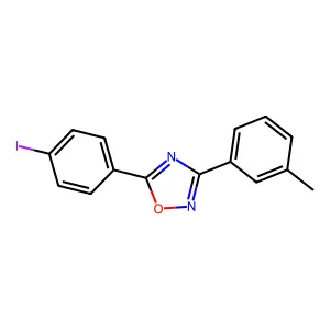 5-(4-Iodophenyl)-3-(3-methylphenyl)-1,2,4-oxadiazole structure