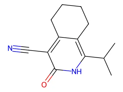 1-Isopropyl-3-oxo-2,3,5,6,7,8-hexahydroisoquinoline-4-carbonitrile structure