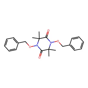1,4-Bis(benzyloxy)-3,3,6,6-tetramethylpiperazine-2,5-dione structure