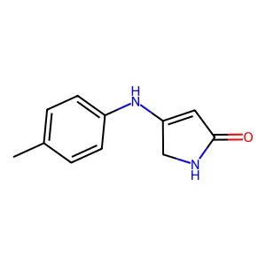 3-(4-Methylanilino)-1,2-dihydropyrrol-5-one structure
