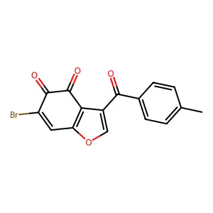 6-Bromo-3-(4-methylbenzoyl)-1-benzofuran-4,5-dione structure
