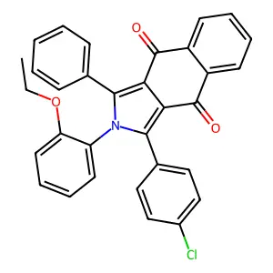 3-(4-Chlorophenyl)-2-(2-ethoxyphenyl)-1-phenylbenzo[f]isoindole-4,9-dione structure