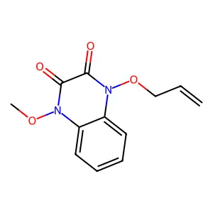 1-Methoxy-4-prop-2-enoxyquinoxaline-2,3-dione structure