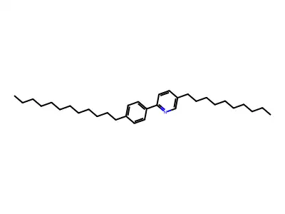 5-Decyl-2-(4-dodecylphenyl)pyridine structure