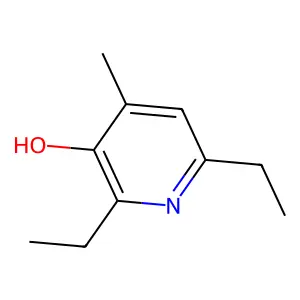 2,6-Diethyl-4-methylpyridin-3-ol structure