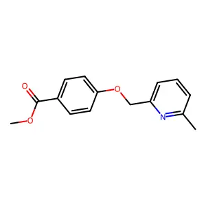 Methyl 4-((6-methylpyridin-2-yl)methoxy)benzoate structure