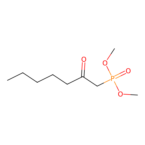 Dimethyl (2-oxoheptyl)phosphonate structure