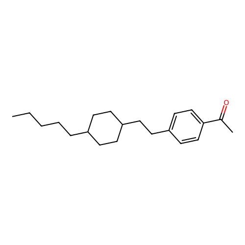 1-{4-[2-(4-Pentylcyclohexyl)ethyl]phenyl}ethanone structure