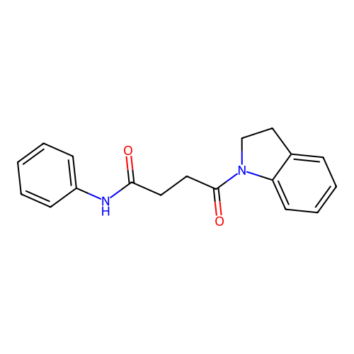 4-indolinyl-4-oxo-N-phenylbutanamide structure