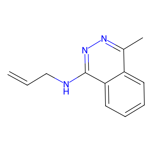 4-methyl-N-prop-2-enyl-1-phthalazinamine structure
