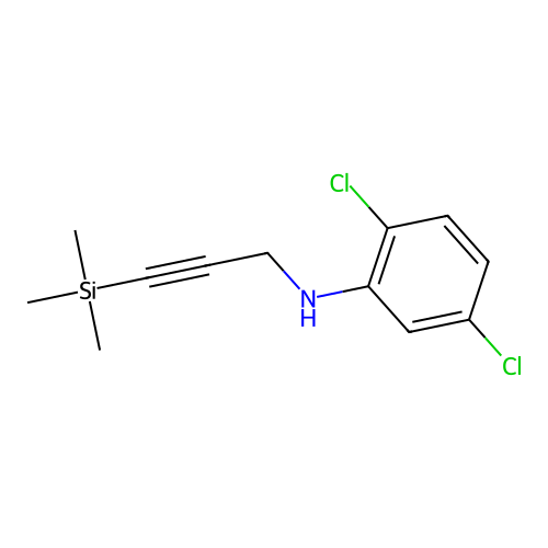 2,5-dichloro-N-[3-(trimethylsilyl)prop-2-yn-1-yl]aniline structure