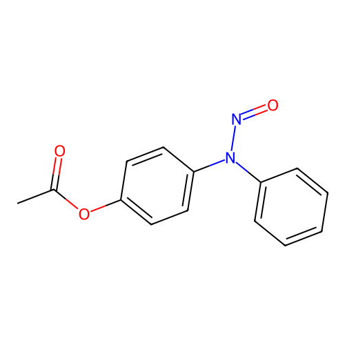 4-(Nitroso(phenyl)amino)phenyl acetate structure