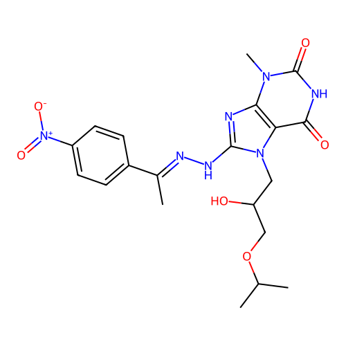 C20H25N7O6 structure