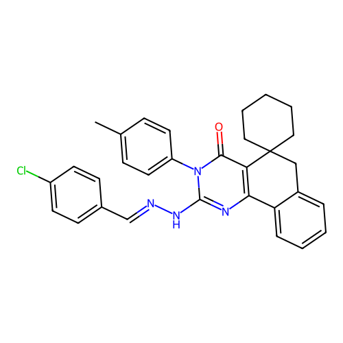 C31H29ClN4O structure