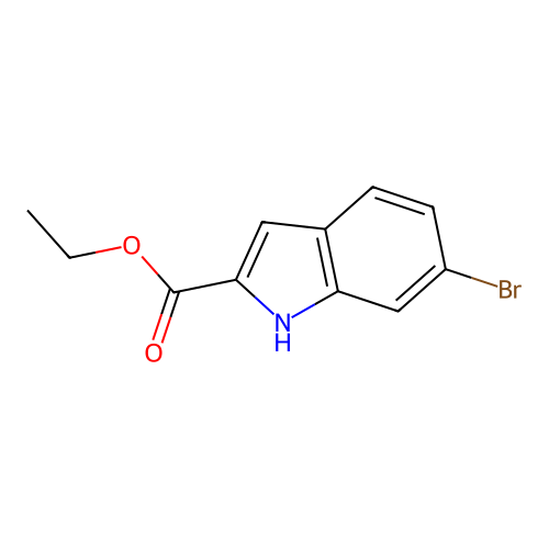 6-Bromo-1H-indole-2-carboxylic acid ethyl ester structure