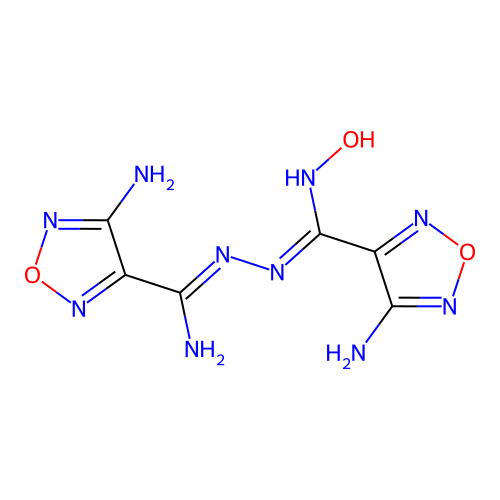 C6H8N10O3 structure